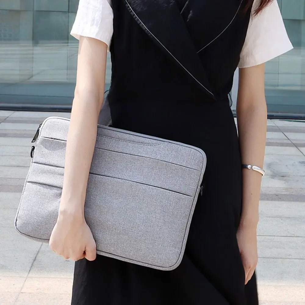 

Water-resistant Laptop Bag Sleeve Universal Compact Design Notebook Pouch 15.6 Inch Lightweight Computer Storage Bag Office