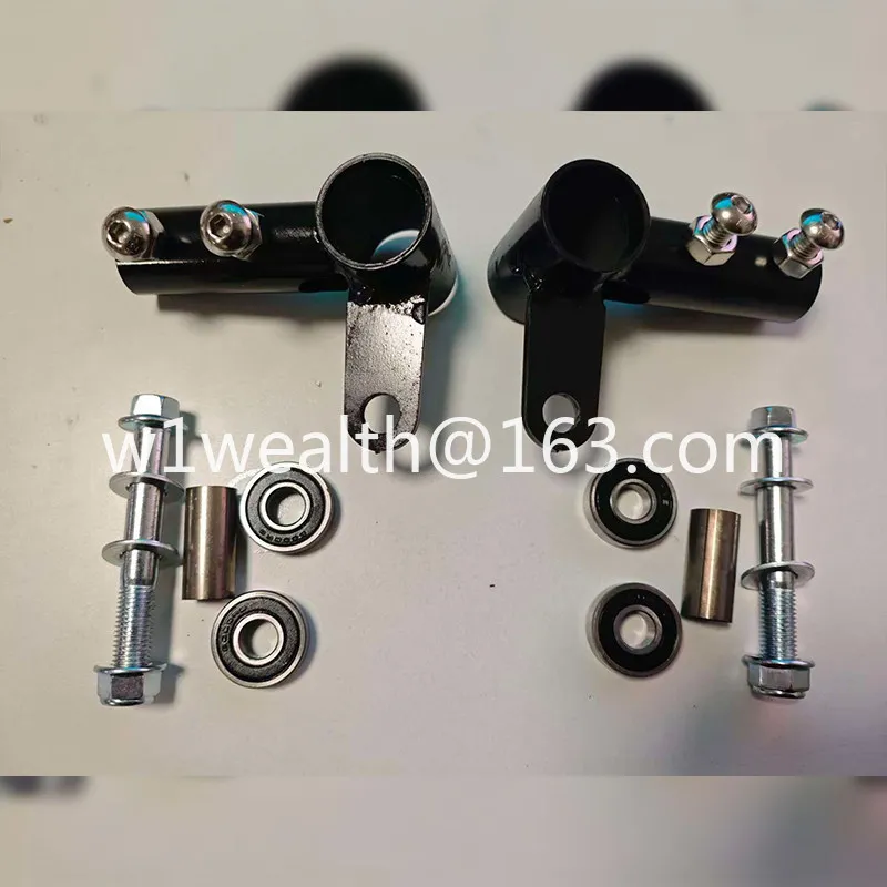 Modified kart four-wheel drive front wheel steering claw suitable for 16mm wheel hub motor m6 double top wire fixed firmly