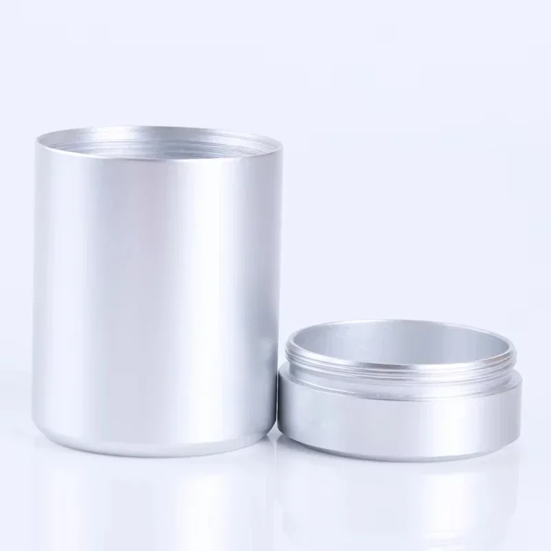 Small Travel Portable Container Jar Mini Metal Box Tea Can Sugar Coffee Caddy Organizer Household Storage Supplies