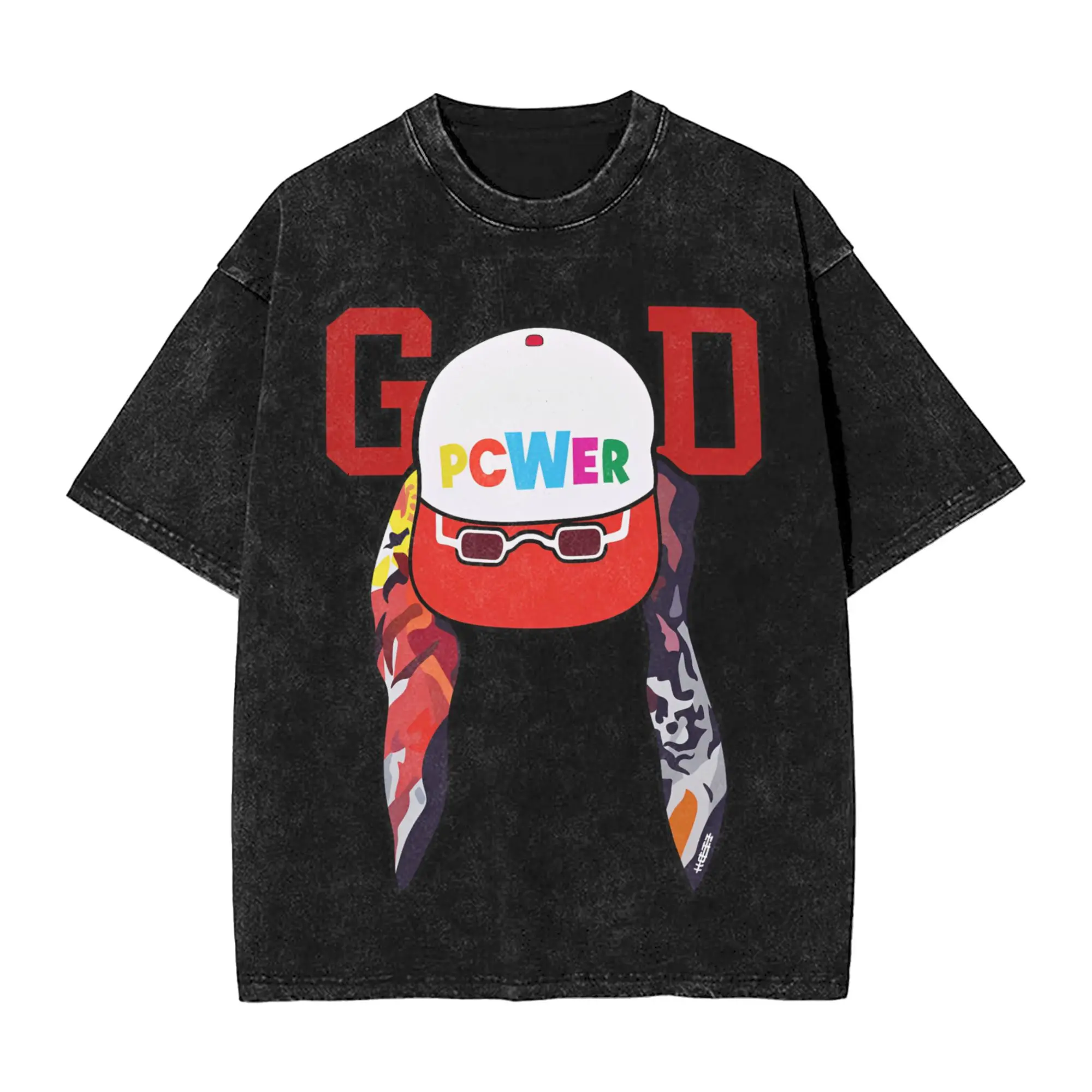 تي شيرت رجالي Ubermensch Gdragon World Tour 2025 تي شيرت صيفي عتيق بأكمام قصيرة تي شيرت برقبة دائرية نمط ترفيهي تي شيرت رخيص