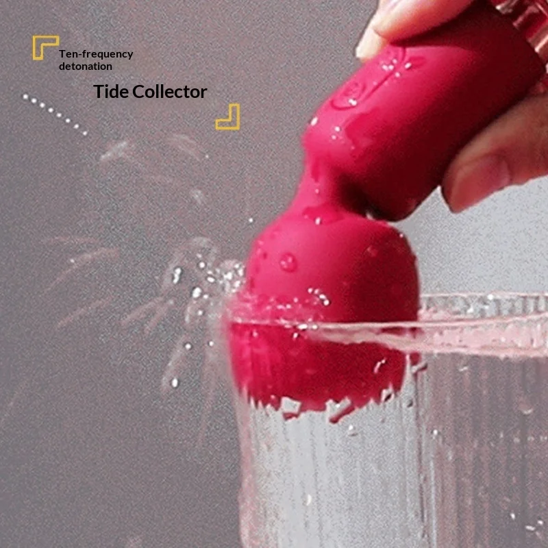 AV عصا هزاز للنساء البظر محفز تدليك الثدي الحلمات هزاز أنثى الاستمناء لعبة الجنس الصغيرة للنساء #3