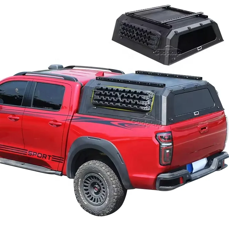 

Benext Steel Hardtop Canopy with Emergency Tracks Board Pickup Tire Mats for Dodge Ram 1500