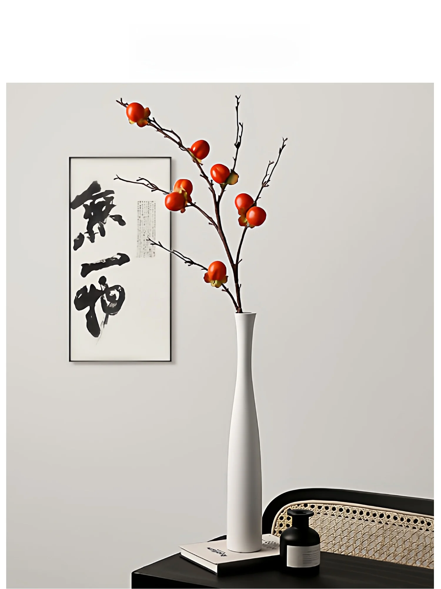 

Ваза для цветов EKU Pro Cerc Silk Fini Modern матовая, длинная, для гостиной, тумбы под ТВ, столовой, декоративный аксессуар