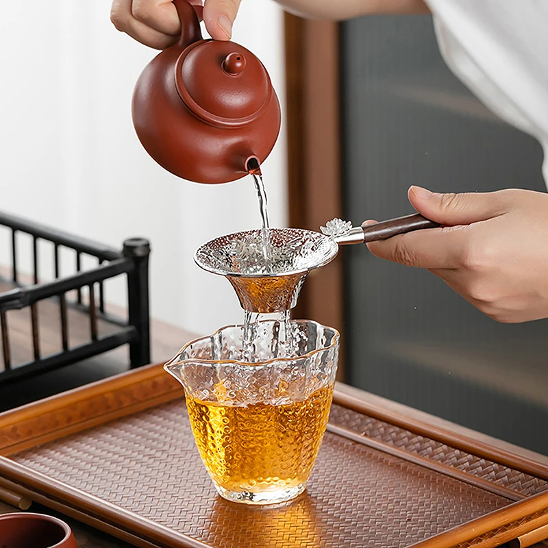 Metal Mesh Tea Strainer Stainless Steel Filter Sieve Teaware Lace Tea Drain Useful Tea Infusers Kitchen Accessories