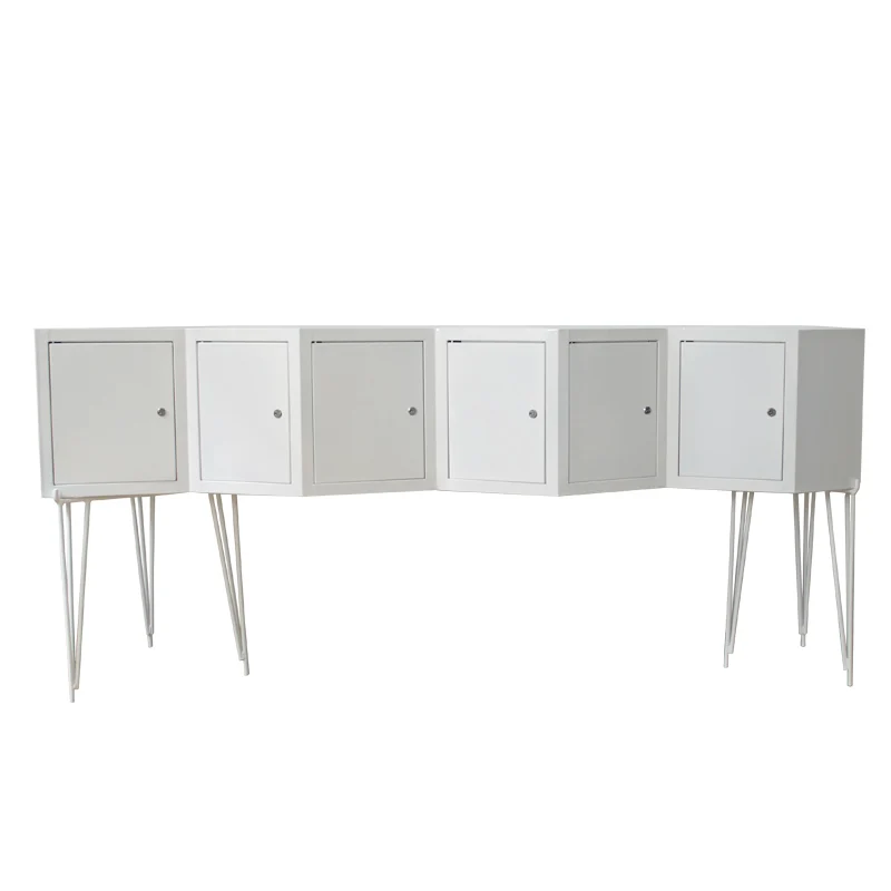 

White TV Cabinet Locker Low Cabinet