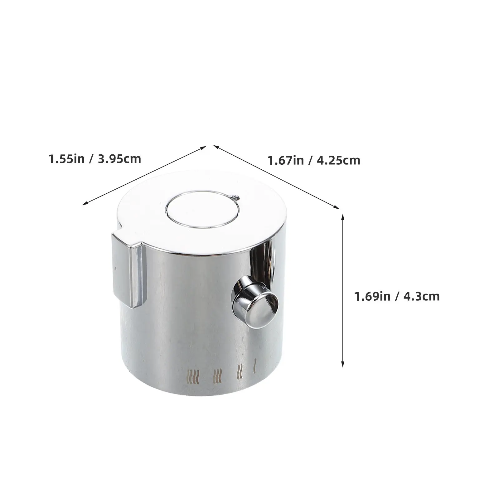 Bathroom Faucet Repair Accessories Durable Plastic Handwheel for Tap Restoration Bright Electroplating Easy Installation