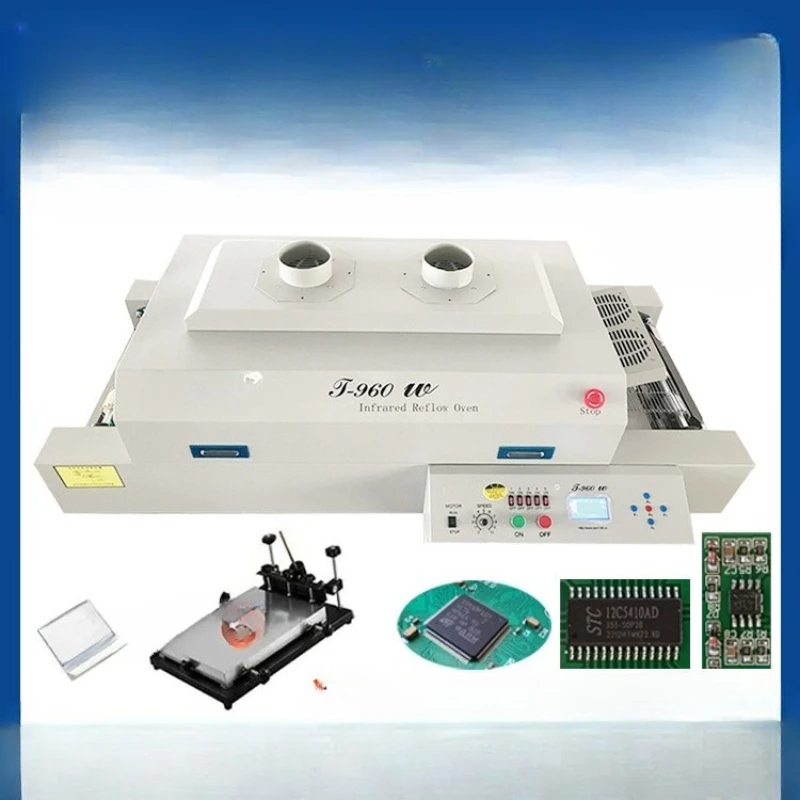 

Channel PCB SMT Welding Machine Production Line Welding Furnace Five Temperature Zone Reflow Soldering T-960w
