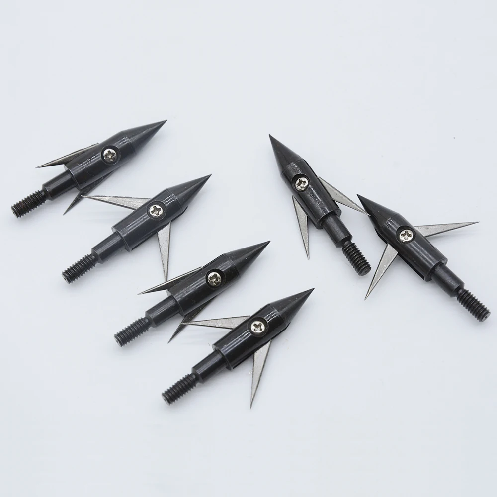 

150 Grain High Carbon Steel Arrow Broadheads for Archery Hunting Fishing Compound Bow Crossbows Recoil Arrowheads