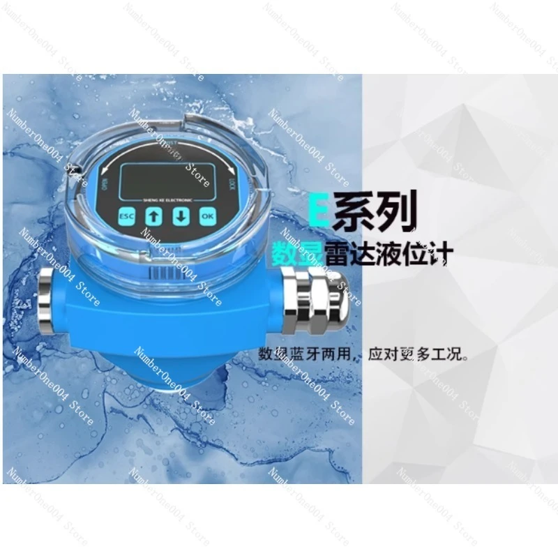 Can Be Customized 4~ 20mA Water Level Measurement Module Radar Sensor Liquid Level Transmitter Ranging Liquid Level  Instrument