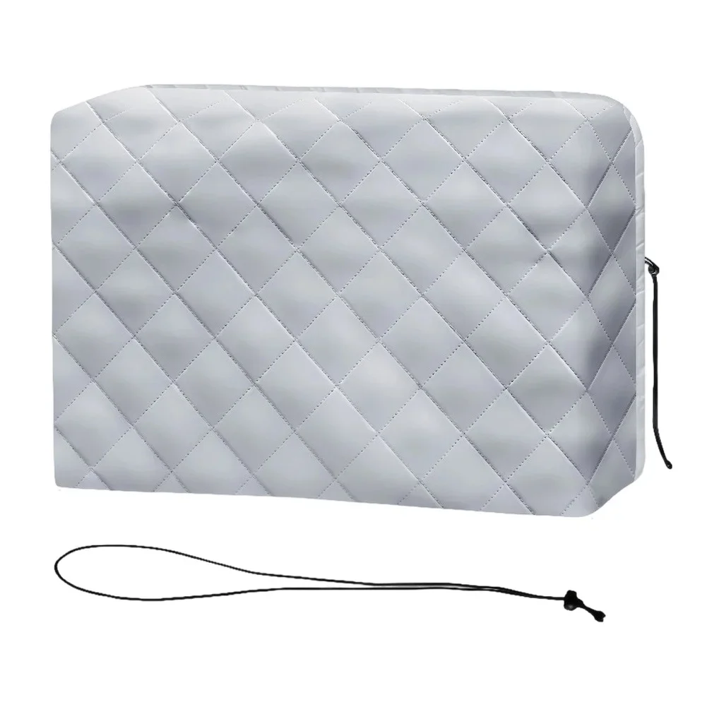 AC Dust Cover Window AC Cover Simple Installation Double Fabric Cotton Filled Dust Protection Winter Insulation