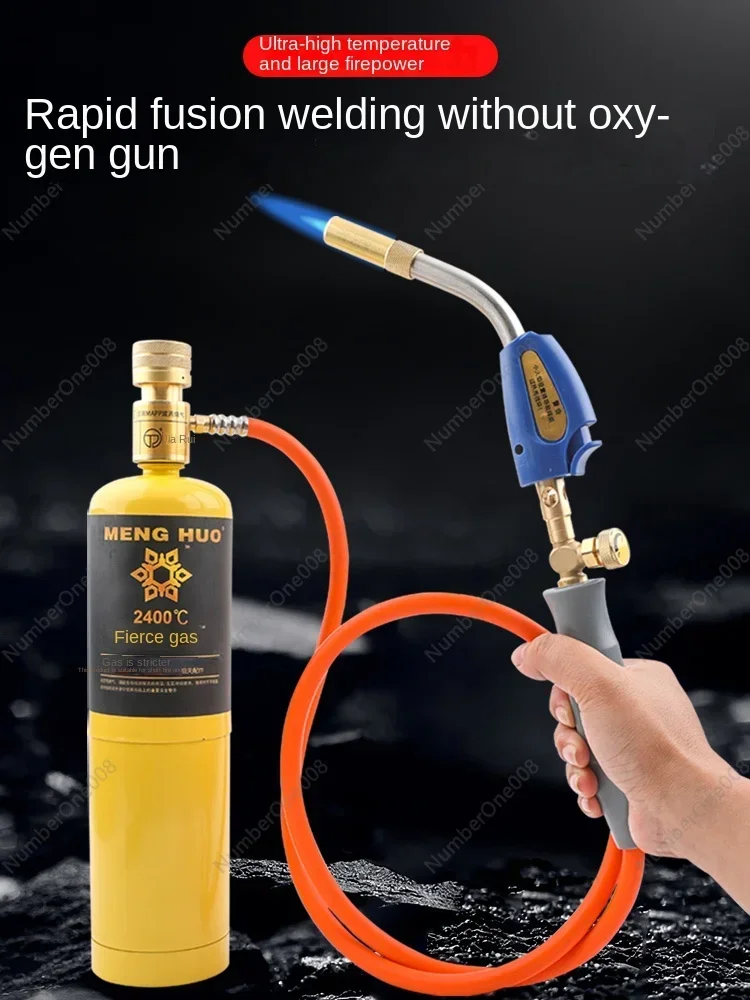 Portable Oxygen-Free A Welding Blow Lamp Electronic Ignition MAPP Gas Air Conditioner Refrigerator Copper Tube Welding Gun