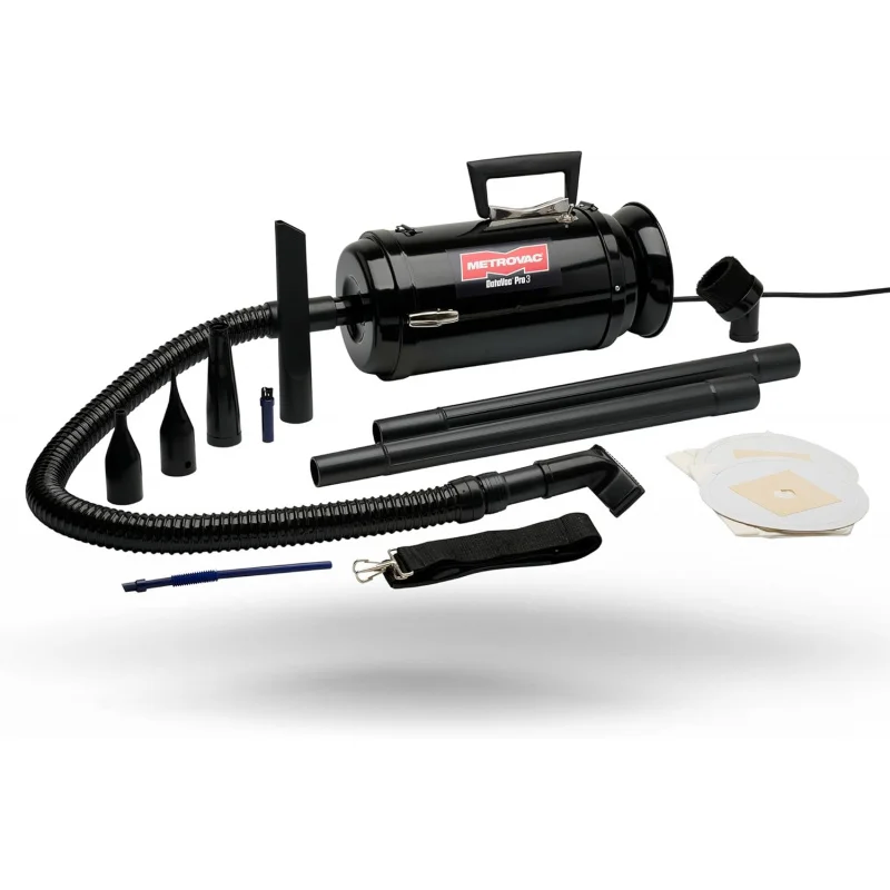 NEW1-METROVAC DataVac Pro Series 3 MDV-3BA, 900W Handheld Vacuum/Blower with Single Speed Control, Filter, Disposable Bag