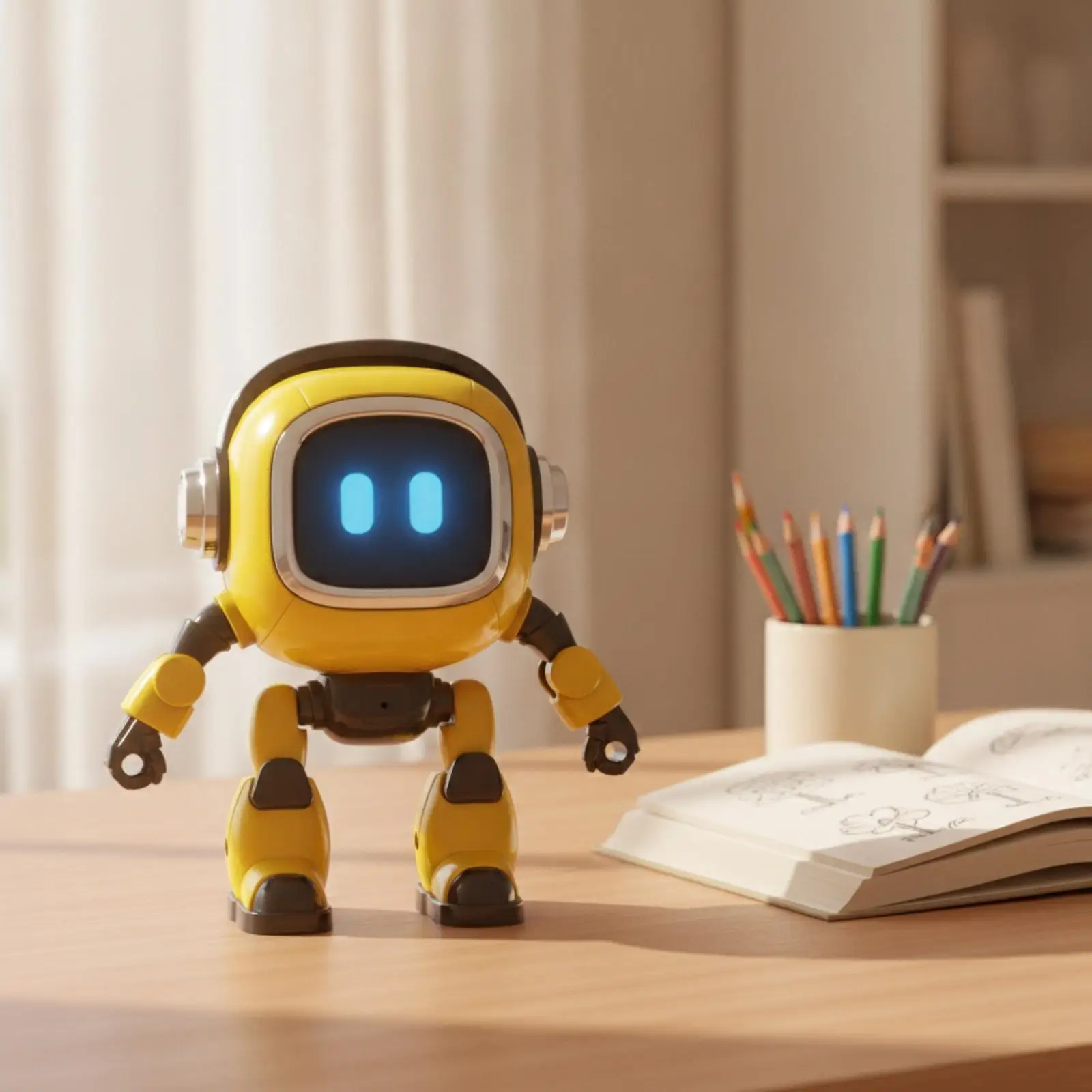 Smart Learning Robot Voice Interaction for Home Study, Kids, Children