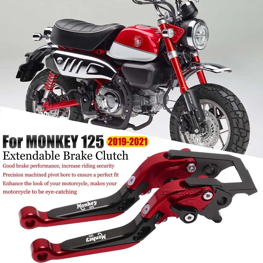 

For Honda Monkey monkey 125 2019-2021 Motorcycle Accessories CNC Clutch Lever Brake Lever Set Adjustable Folding Handle Levers