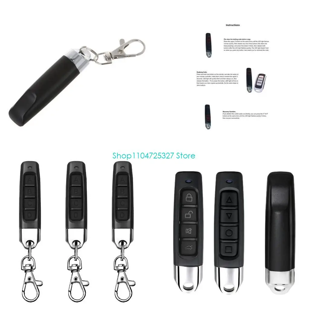 D8KF 433Mhz Universal Remote Control Roller Shutters Wireless for Electric Gate