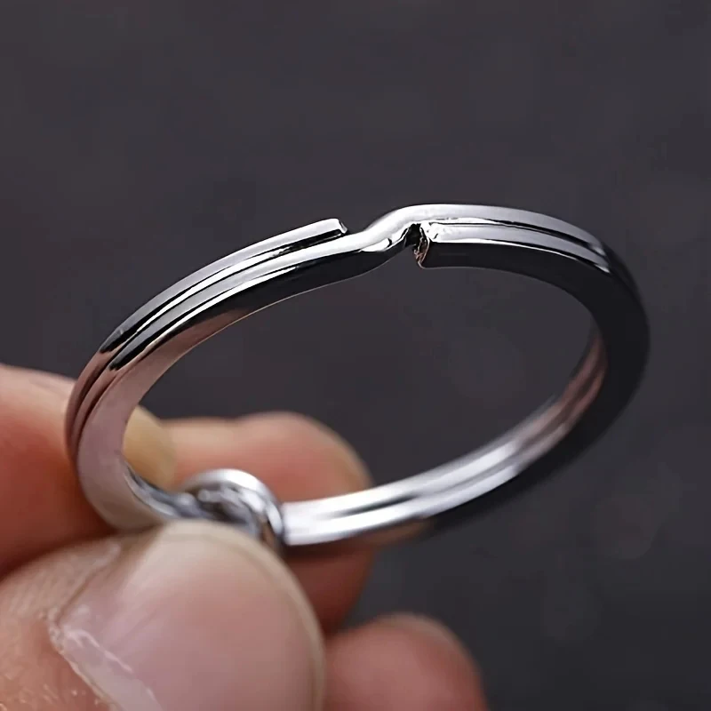 20/40/60pcs Split Key Rings Keyrings, Key Rings Bulk, Flat Keychain Ring Split Key Ring For Home Car Keys Bag Hanging Accessori image 2