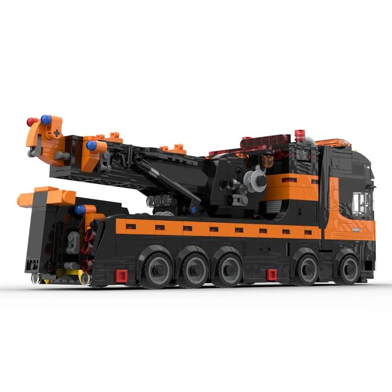 MOC-250727 City New Cargo Crane Rotating Truck Building Block Model 1134 Parts MOC Creative Boys Children's Birthday Toy Gift