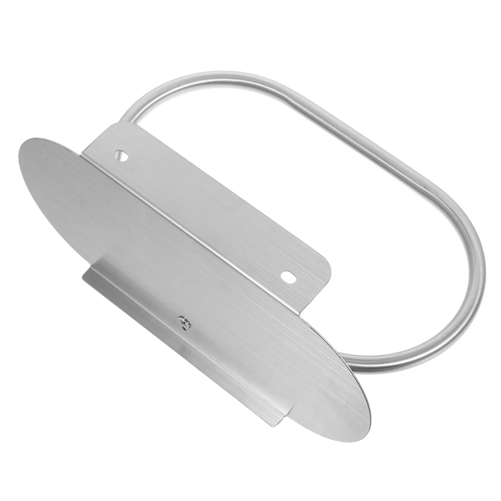 

Adhesive Bathroom Towel Rack Stainless Steel Wall Mounted No Drilling Shelf Organizer Towel Holder Modern Bathroom Storage Rack