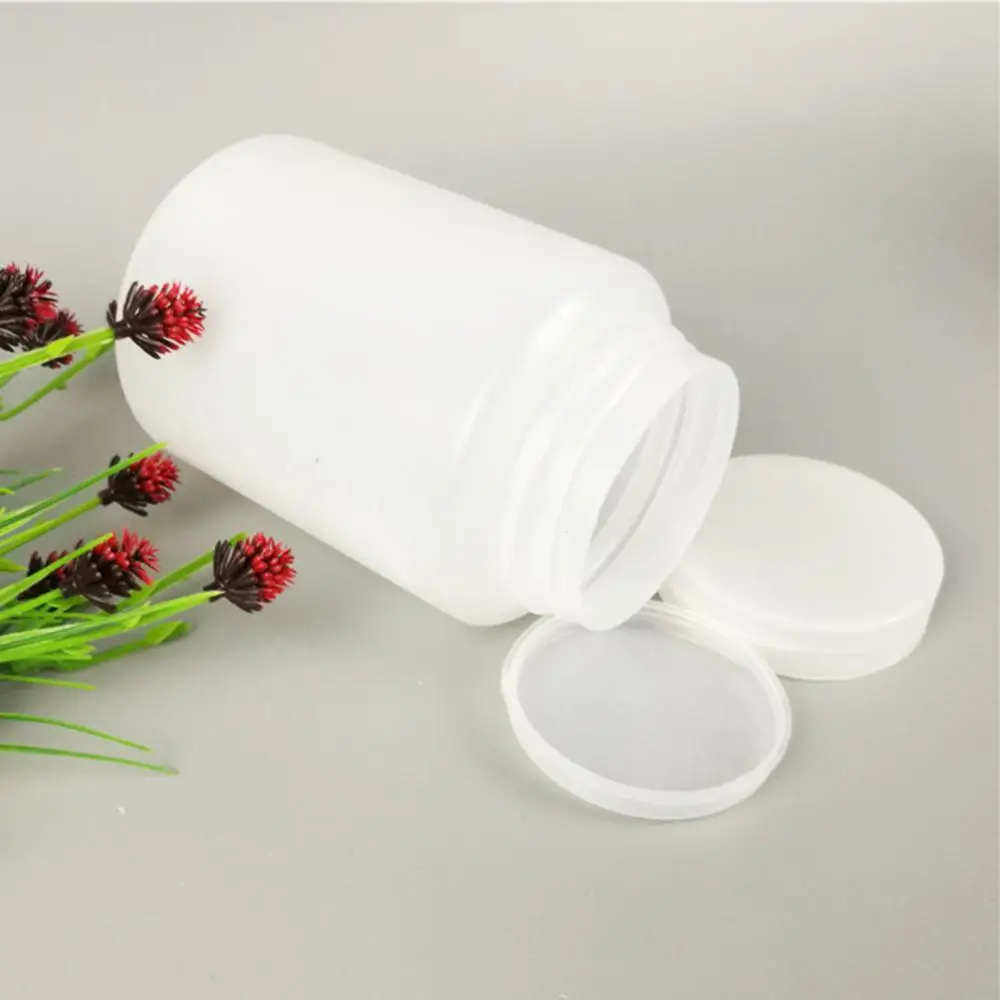 500ml Plastic Laboratory Bottle Chemical Lid Transparent Empty Storage Container