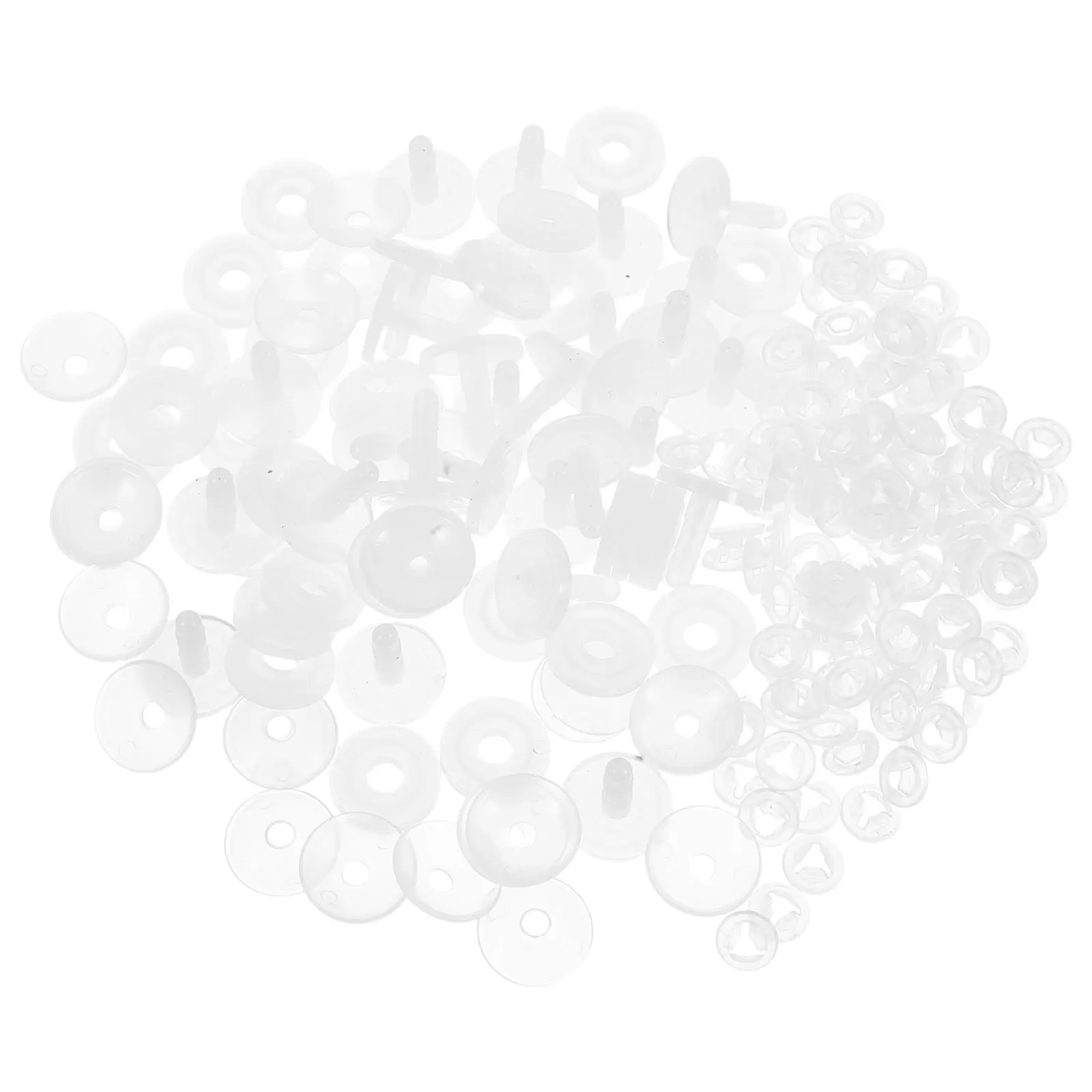 

1Set Bear Making Joints Kit White Movable Parts for Stuffed Animals DIY Assembly Easy Install Interchangeable Design Crafting