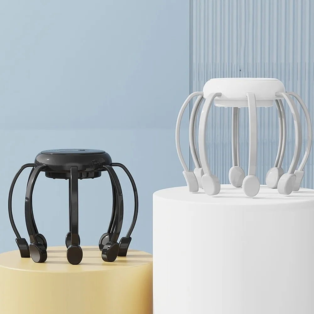 

Электрический массажер для головы с восемью когтями, автоматический 5-режимный массажер для головы, интеллектуальный высокочастотный вибрационный массажер для кожи головы