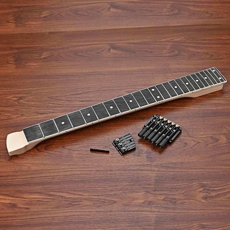 Guitar Bridge Neck and Nut Instrument Guitar Neck DIY Electric Guitar Neck Parts DropShipping