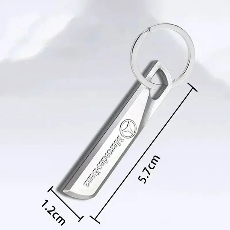 1Pcs Car Emblem Keychain Metal Key Ring Accessories For Mercedes Benz AMG Smart W205 C300 W203 W206 W108 W124 W126 W140 W168 GLE