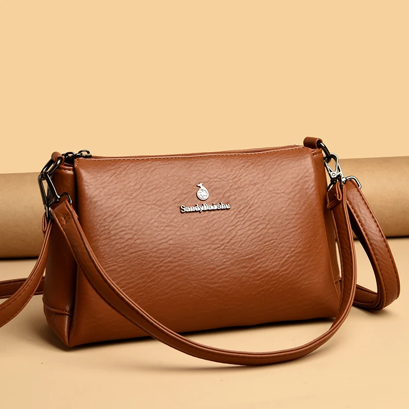 2024Brand Fashion Crossbody Bag For Women Luxury Simple Shoulder Bag Ladies Designer Handbag High quality Leather Messenger Bags