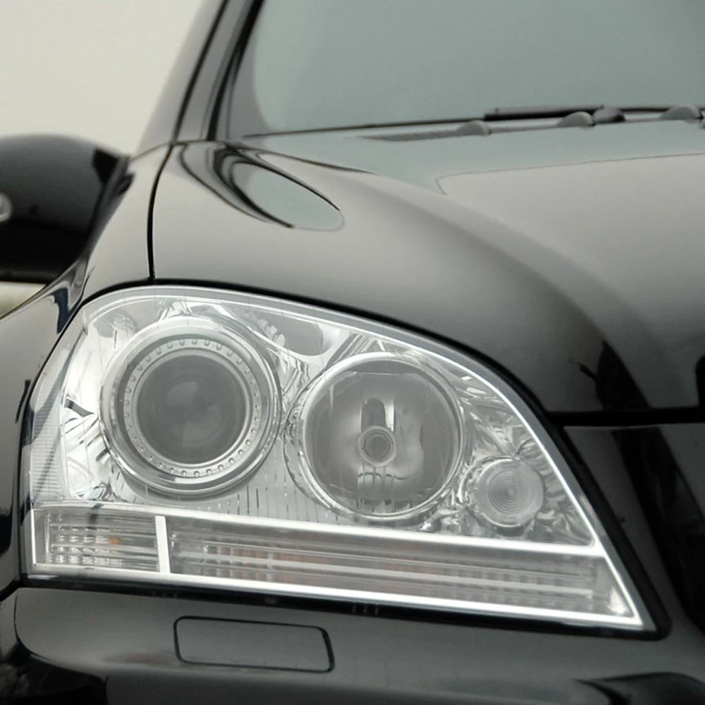 For Benz W164 M-class ML280 ML320 ML420 ML500 2005~2009 Headlight Transparent Cover Lampshade Headlamp Shell Plexiglass