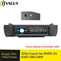 1DIN Car Radio Fascia for BMW Z4 E85 2003-2009 Audio CD DVD Player Stereo Panel Interface Dash Trim Installation Kit Bezel Frame