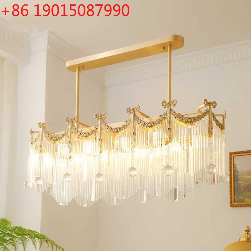 

Ресторан, французский свет, роскошный ресторан, люстра, Интернет-знаменитость, современная простая спальня, столовая, стеклянная хрустальная лампа