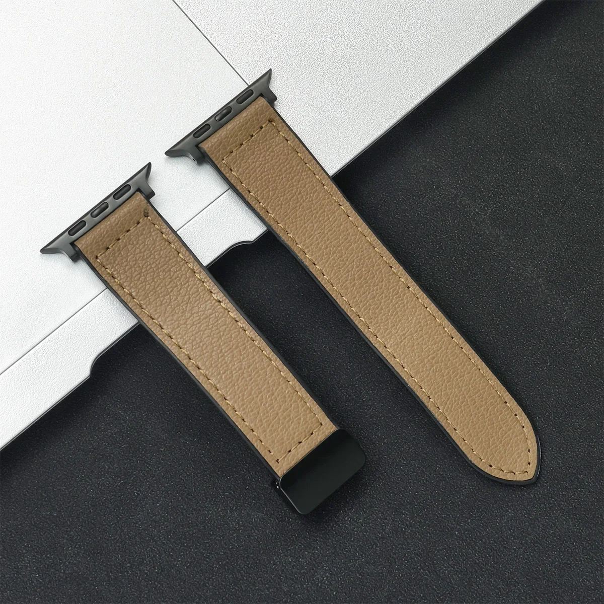 Apple Watch用シリコンレザーストラップ,iwatch ultra 9 8 7 se 6 5 4,49mm, 44mm, 42mm, 45mm, 38mm, 40mmシリーズ用ブレスレット41mm、アクセサリー