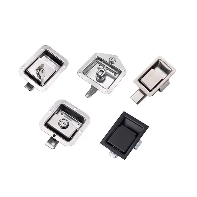 

MS866 RV Paddle Entry Door Lock Latch Pull Handle Knob Motorhome Entrance Door Lock Travel Trailer Safety Panel Lock Hardware