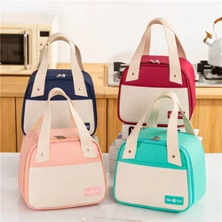 Insulated Lunch Box Thermal Bag Large Capacity Work Food Delivery Storage Container for Women Cooler Tote Travel Picnic Pouch