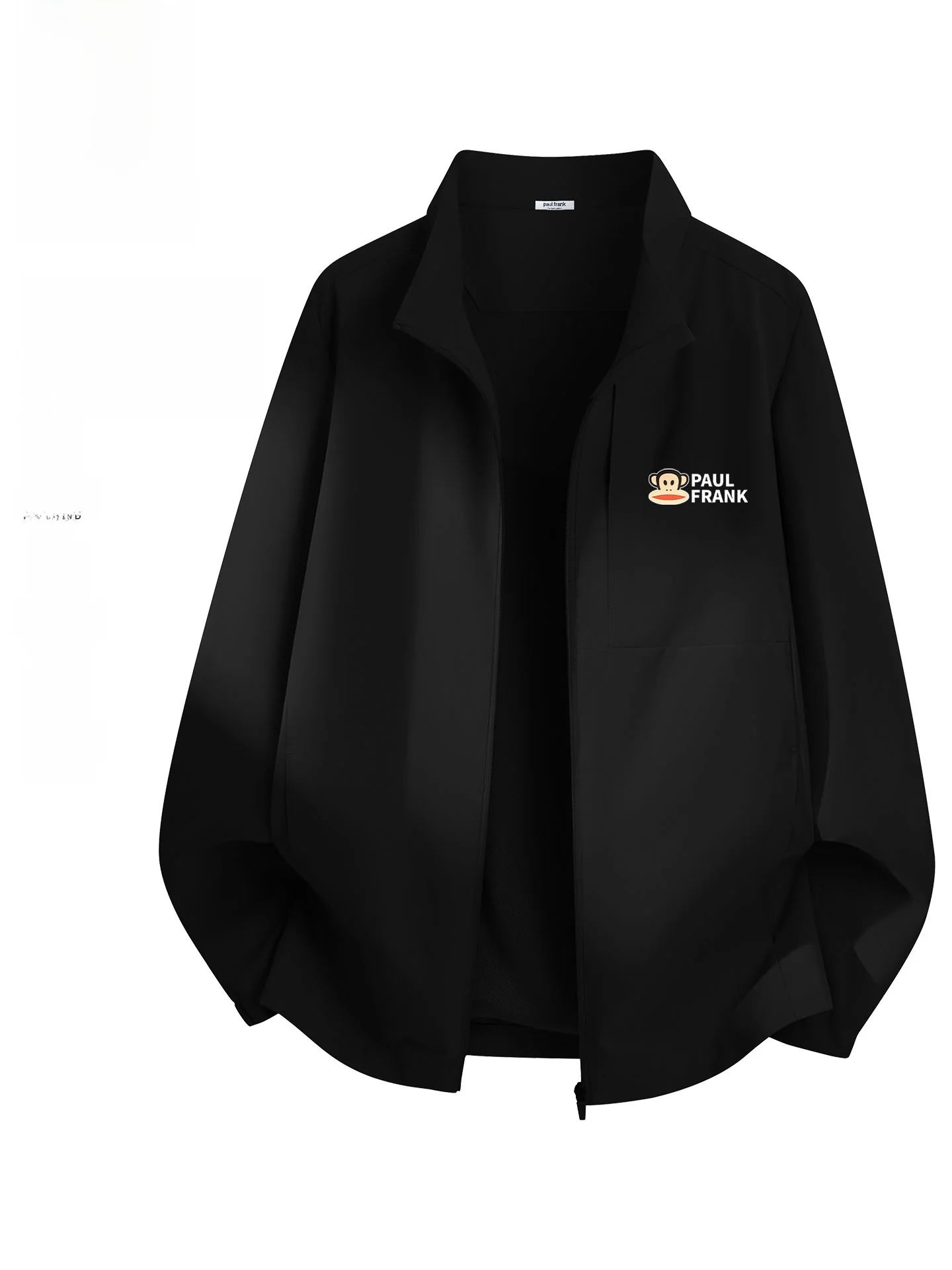 

Весна 2026: Легкая мужская уличная куртка с воротником-стойкой, свободного кроя, размер XL, в стиле Casual Loose Fit