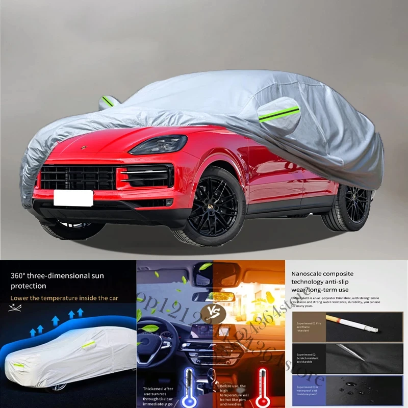 

Forfit-Porsche-CayenneAuto Anti snow Anti dust Anti-uv Anti peeling paint And Anti Rainwater 210t car cover Car cover protection