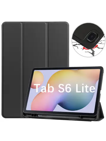 For Samsung Galaxy Tab S6 Lite 10.4 Stand Cover for Samsung Tab S6 Lite Case 2024 2022 2020 SM-P610 P620 P619 Pencil Holder Fund