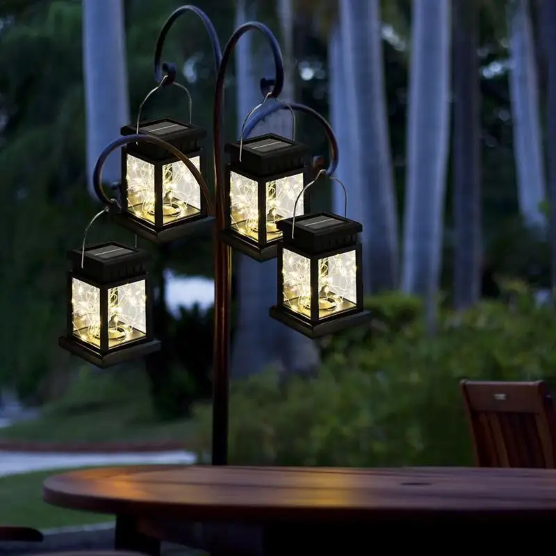 

Solar Lantern Light LED Waterproof Portable Garden Decor Hanging Light Outdoor Yard Festival Decor Atmosphere Lamp Power Solar