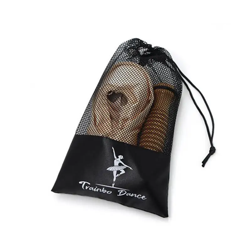 ピンクホワイトダンスバッグ靴収納ポーチバレエオーガナイザーハンドバッグバッグポーチサテンバレエシューズバッグダンスシューズポーチ