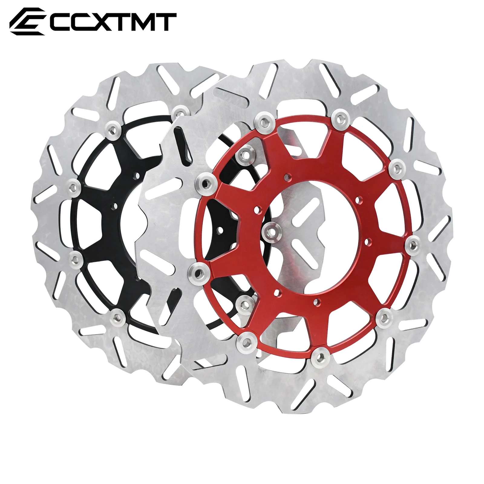 320mm Front Floating Brake Disc Brake Caliper Adaptor Bracket For Honda CR 125 250 CRF 250R 450R 250X 450X 2002-2021 2022