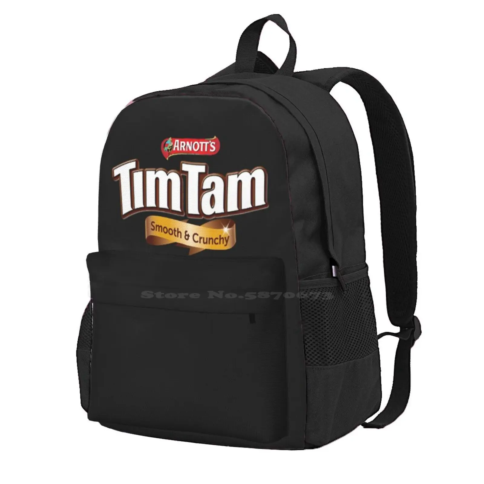 Best Seller Timtam Logo Hot Sale Schoolbag Backpack Fashion Bags Logo Chocolate Arnotts Australian Tim Tam Timtams Straya