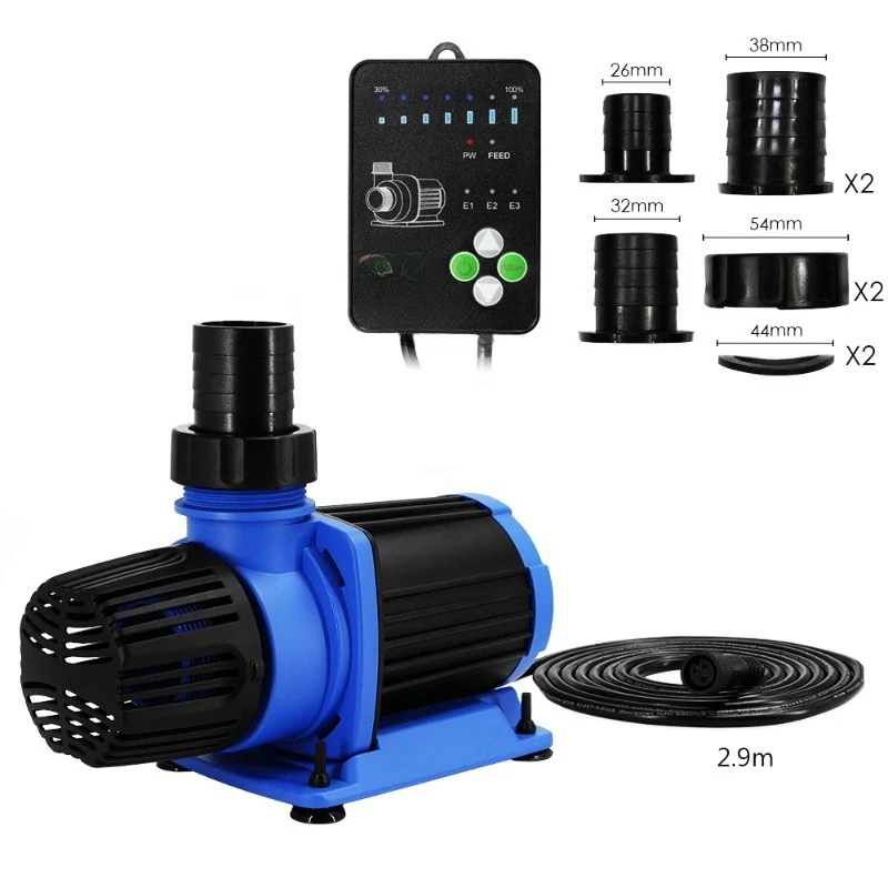 

Controllable marine freshwater fish tank DC aquarium oil pan amphibious pump in-line submersible filter circulating return pump
