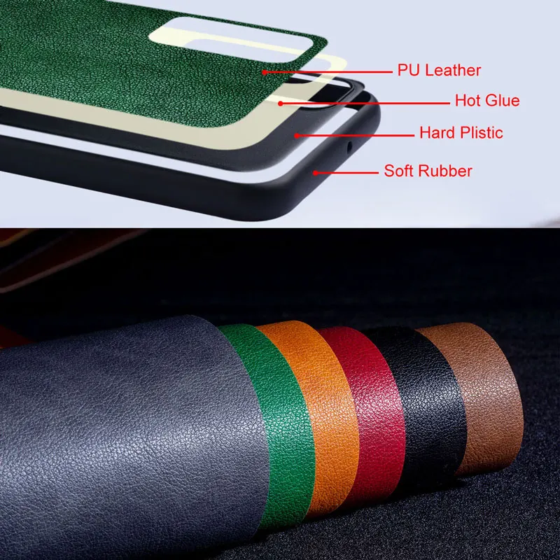 Premium Luxury leather Phone Case for Oppo Reno 13 Pro F Retro Business Style Solid color funda capa cover