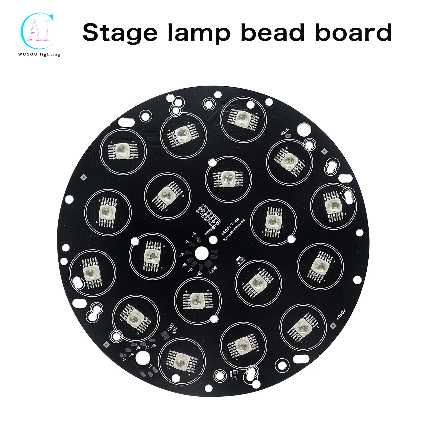 18x18W RGBWA UV 6 in 1 LED Lamp Bead Plate for Waterproof Par Lamp Aluminum Par Lamp Stage Lamp Repair Accessories