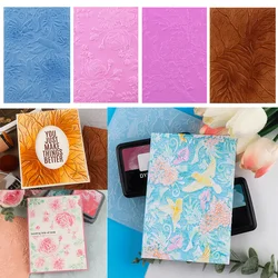 Hummingbird and Flowers 3D Embossing Folder and Matching Dies for Adding Textured Detail To Paper Crafting Card Making Supplies