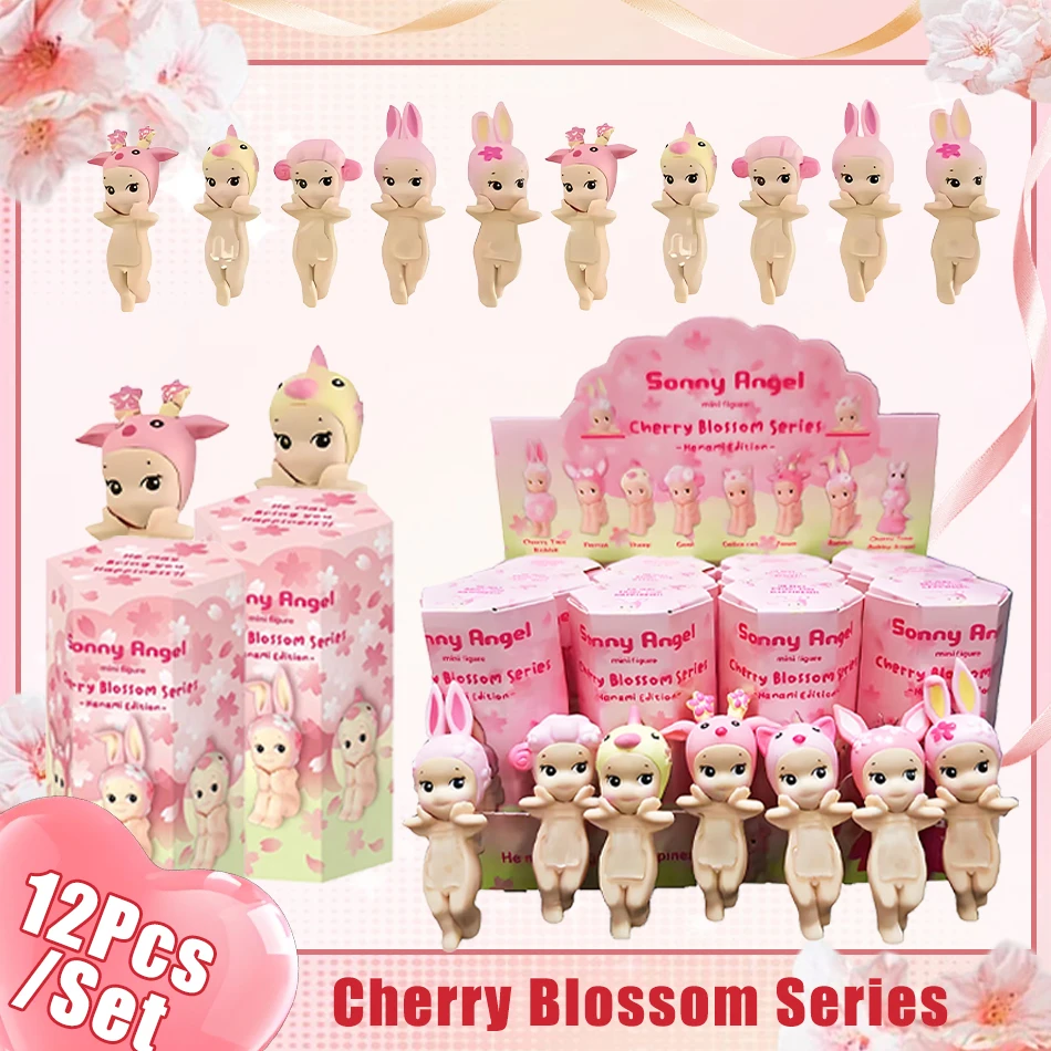 NEUE Sonny Cherry Blossom Series Blind Box Spielzeug Vorverkauf Hanami Edition Sammlerstück Minifigur Desktop Kindergeburtstagsgeschenk