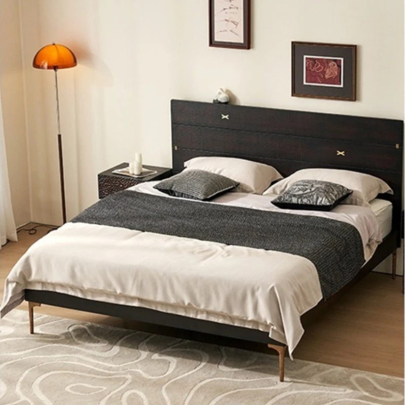 

Каркас кровати в японском стиле ваби-саби, каркас скандинавской креативной спальни, двуспальная кровать, высококачественная мебель для спальни Cama De Casal FYBB