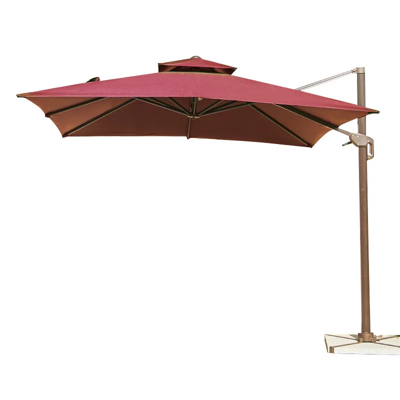 

Outdoor parasol, square Roman umbrella Outdoor umbrella Large sun umbrella courtyard