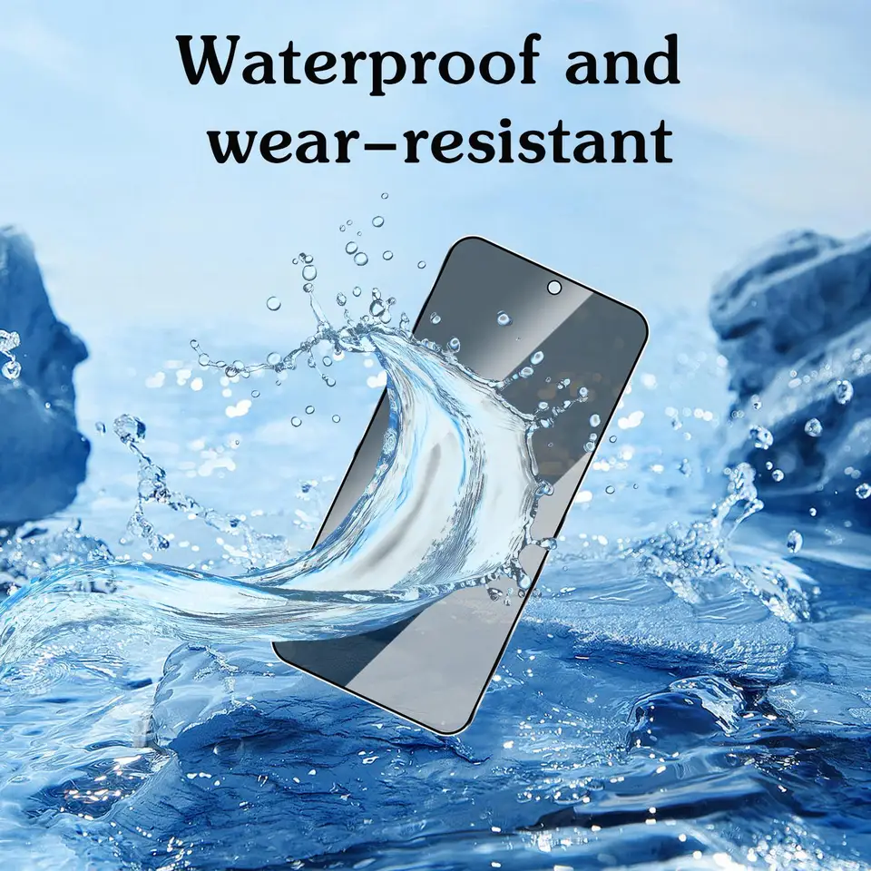 Para Honor X7e Protectores de Pantalla de Privacidad Vidrio Templado Dureza 9H A prueba de Golpes Anti-rayaduras Películas Anti-espía para Honor X7e 6