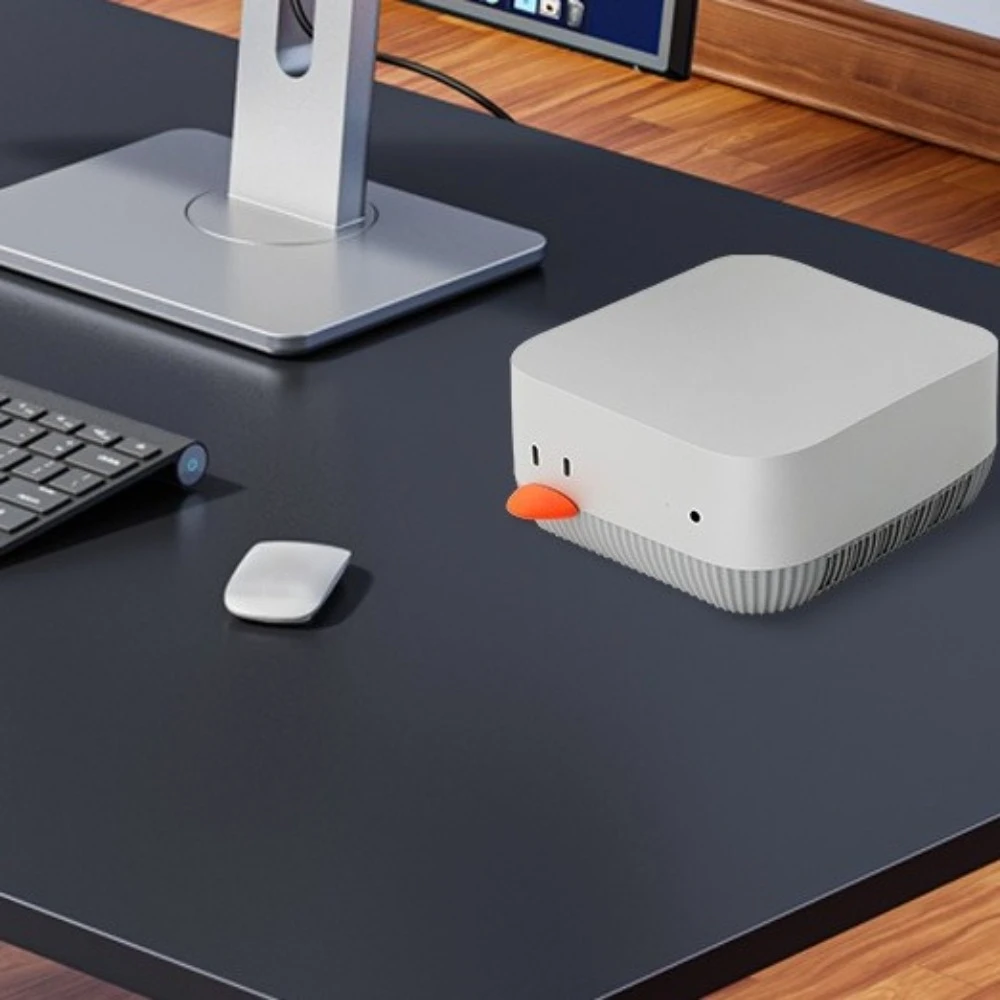 Cute 3D Printing Computer Base Dustproof Heat Dissipation Bracket Power Button Front Multi-color Host Accessories for Macmini M4